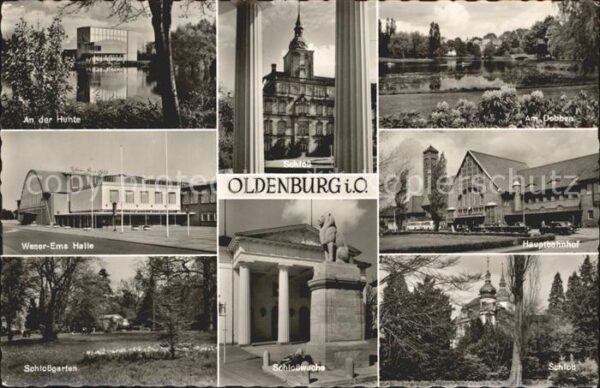 Oldenburg Niedersachsen Hunte Weser Ems Halle Schlossgarten Sch