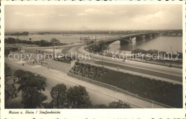 Mainz Rhein Strassenbrücke