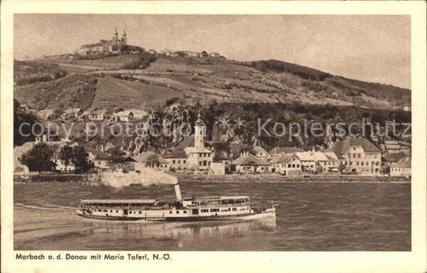 Marbach Donau mit Maria Taferl Dampfer