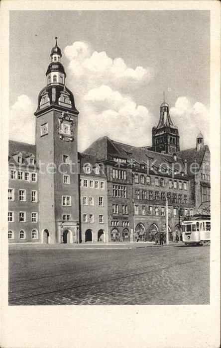 Karl-Marx-Stadt Markt mit Rathaus