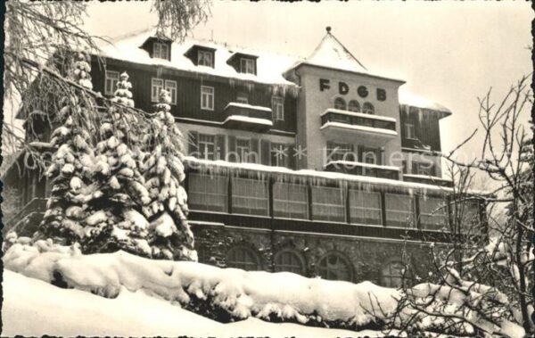 Baerenfels Erzgebirge FDGB Erholungsheim Haus I Kurort
