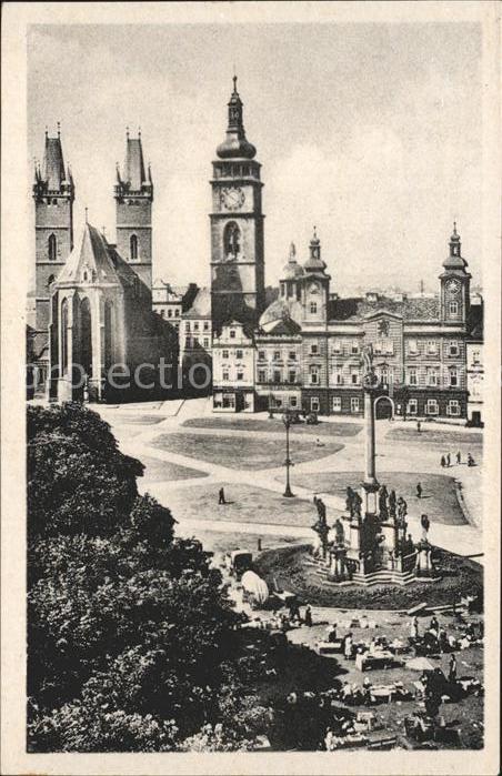 Koeniggraetz Tschechien Grosser Platz Kirche