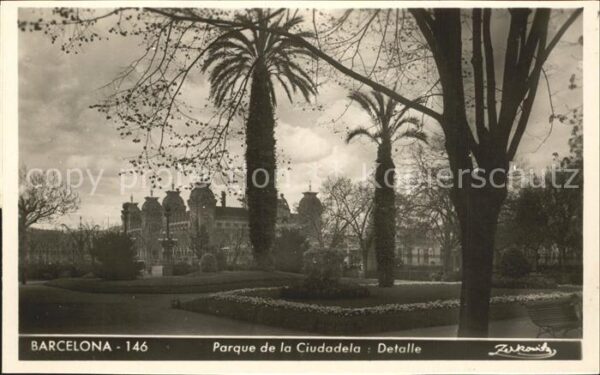 Barcelona Cataluna Parque de la Ciudadela