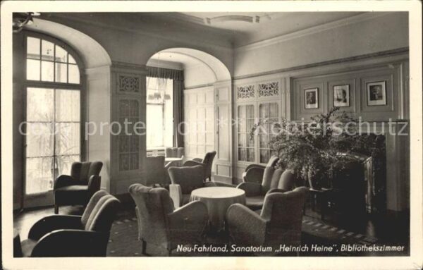 Neu Fahrland Bibliothekszimmer Sanatorium Heinrich H