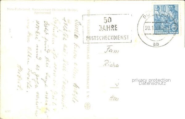 Neu Fahrland Speisesaal Sanatorium Heinrich Heine – Bild 2