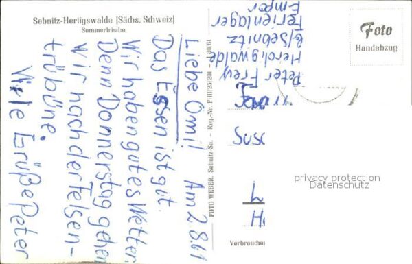 Hertigswalde Sebnitz Panorama Sommerfrische – Bild 2