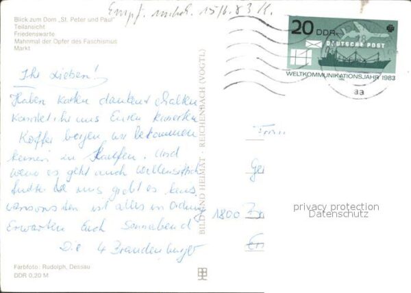Brandenburg Havel Dom St Peter und Paul Friedenswarte Mah – Bild 2