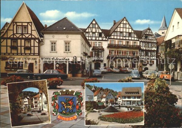 Bad Orb Altstadt Fachwerkhaus Kurstadt Wappen