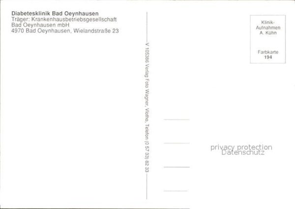 Bad Oeynhausen Diabetesklinik Kurpark Fontäne – Bild 2