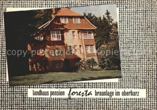Braunlage Landhaus Pension Foresta
