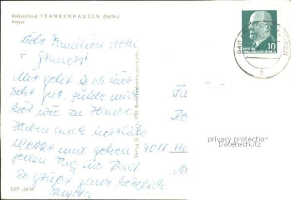 Frankenhausen Bad Anger Volkssolbad – Bild 2