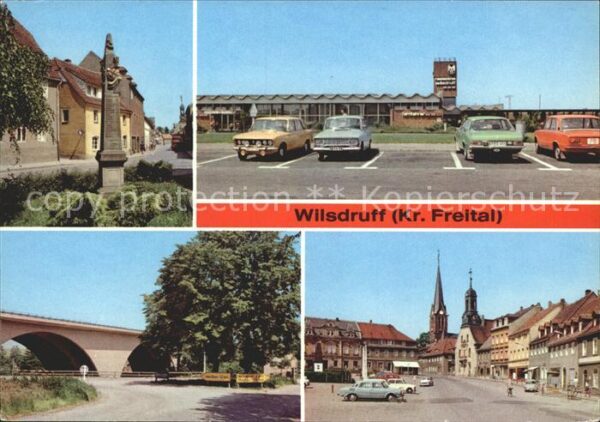 Wilsdruff Postsäule Autobahn Raststätte Autobahnb