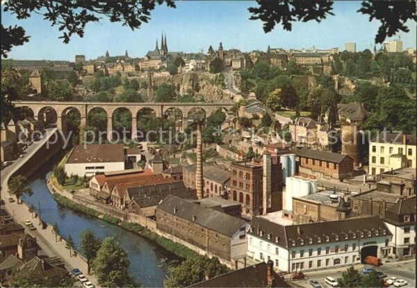 LUXEMBOURG  Luxemburg Vue generale Ville basse de Clausen et
