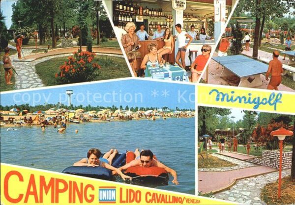 Cavallino Venezia Camping Lido Strand Tischtennis Minigol