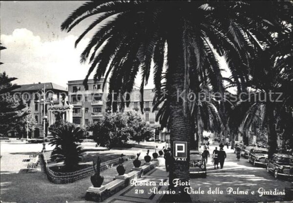 ALASSIO Savona Liguria IT Viale delle Palme e Giardini