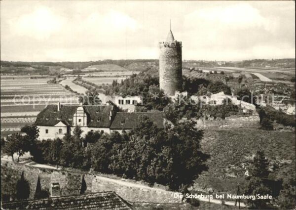 Schoenburg Naumburg Panorama mit Burg