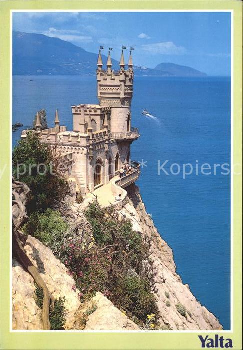 Jalta Yalta Krim Crimea The Swallows Nest Lastochkino Gnezdoj
