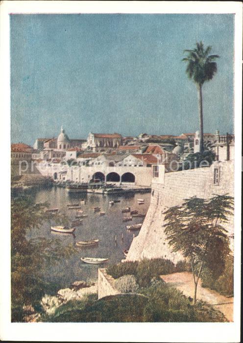 Dubrovnik Ragusa Hafenpartie
