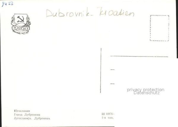 Dubrovnik Ragusa Hafenpartie Panorama – Bild 2