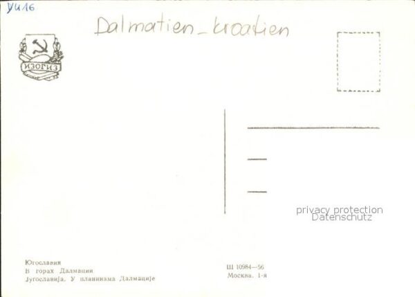 Dalmatien Bergstrasse Reiter – Bild 2