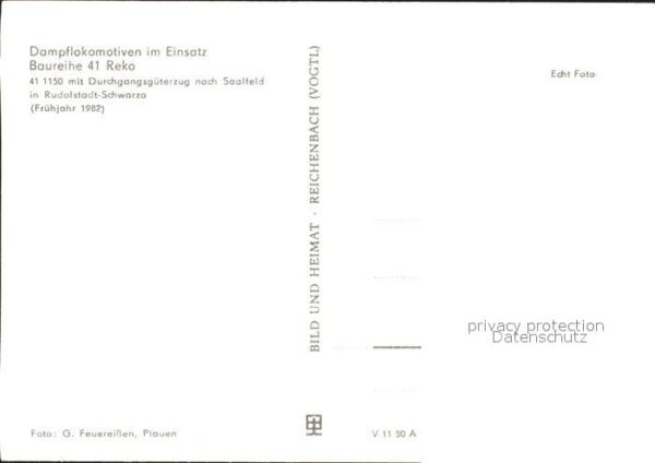 Schwarza Rudolstadt Dampflokomotive mit Durchgangsgüterzug – Bild 2