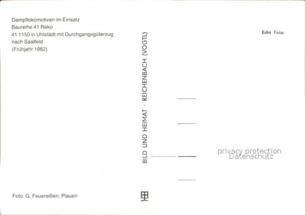 Uhlstaedt-Kirchhasel Dampflokomotive mit Durchgangsgüterzug – Bild 2
