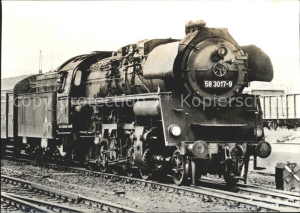 Oelsnitz Erzgebirge Dampflokomotive im Einsatz Baureihe 58_