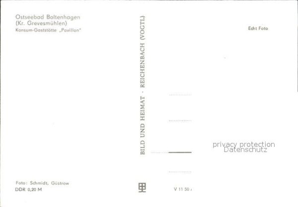 Boltenhagen Grimmen Konsum Gaststätte Pavillon – Bild 2