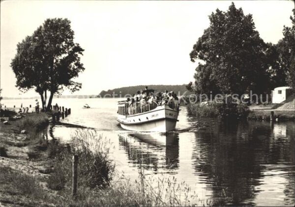 Mueritz Seen Park Ausflugsschiff