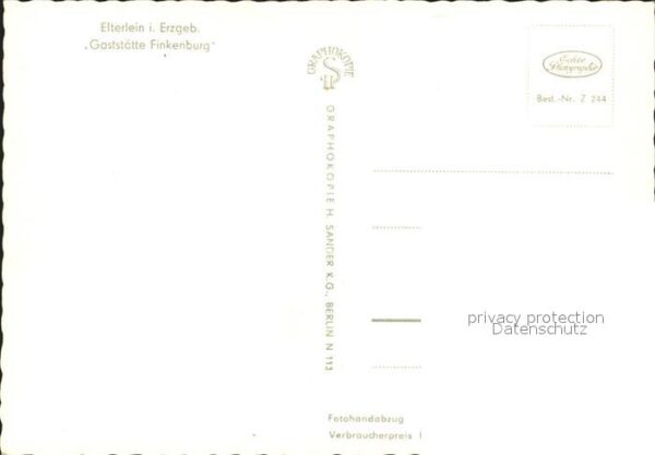 Elterlein Gaststätte Finkenburg – Bild 2