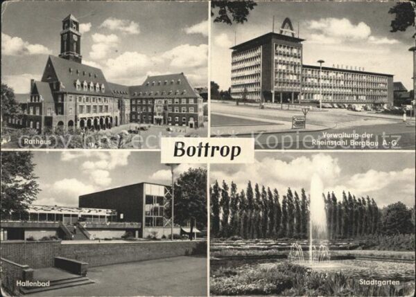 Bottrop Rathaus Verwaltung der Rheinstahl AG Ha