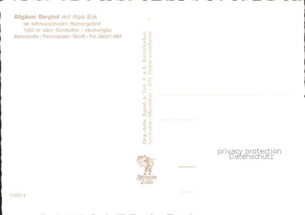 Sonthofen Oberallgaeu Allgäuer Berghof mit Alpe Eck – Bild 2