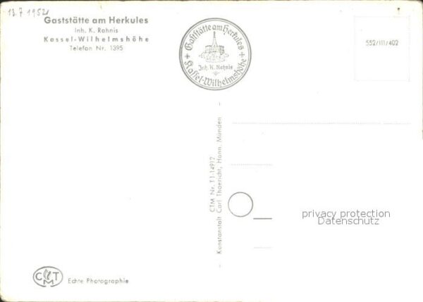Wilhelmshoehe Kassel Schloss und Herkules Fliegeraufnahme – Bild 2