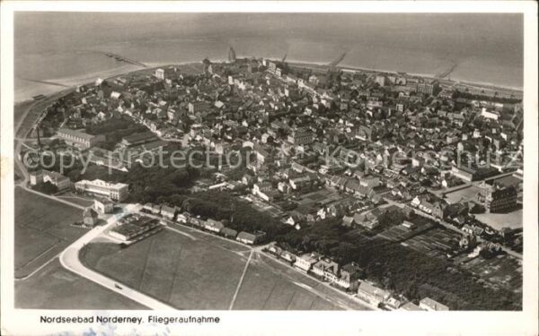 Norderney Nordseebad Fliegeraufnahme