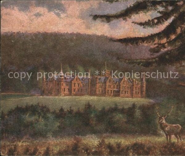 Ernsttal Baden Schloss Künstlerkarte