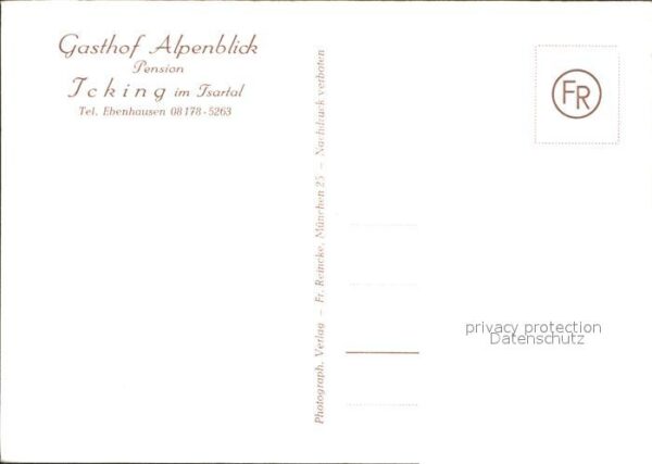 Icking Isartal Gasthaus Alpenblick Pension – Bild 2
