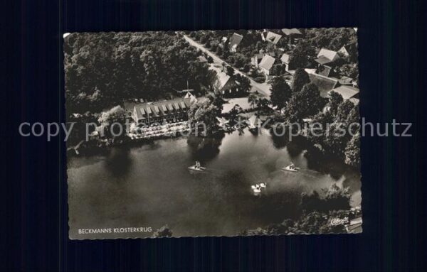 Neukloster Niederelbe Fliegeraufnahme Hotel Restaurant Kloste