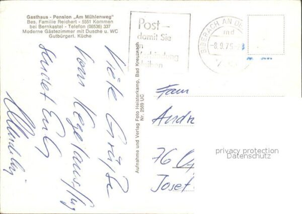 Kommen Gasthaus Pension Am MÜhlenweg – Bild 2