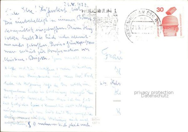 Heidenheim Brenz Ortspartie mit Burg – Bild 2
