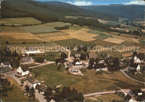 Kirchhundem Fliegeraufnahme Gasthaus Pension Silber