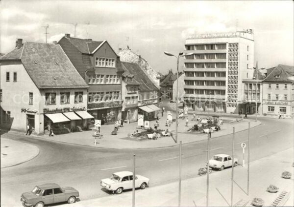 Muehlhausen Thueringen Thoma Müntzer Stadt Wilhelm Pieck Platz