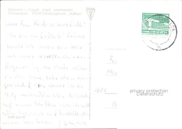 Rehefeld-Zaunhaus FDGB Erholungsheim Aufbau – Bild 2