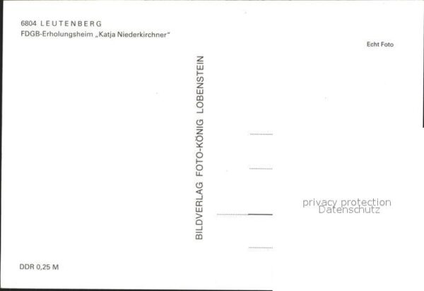 Leutenberg Thueringen FDGB Erholungsheim Katja Niederkirchner – Bild 2