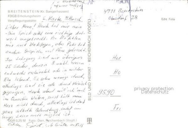 Breitenstein Suedharz FDGB Erholungshheim – Bild 2