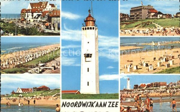 Noordwijk aan Zee  Strandpartien Hotels Leuchtturm