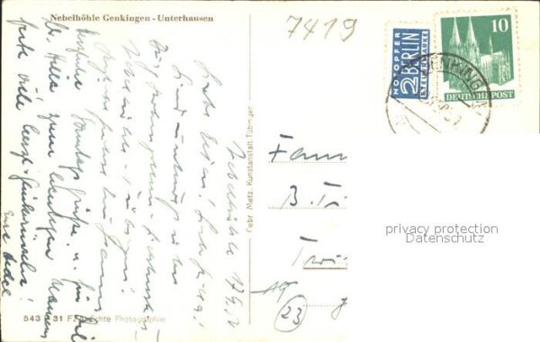 Genkingen Nebelhöhle Genkingen Unterhausen – Bild 2