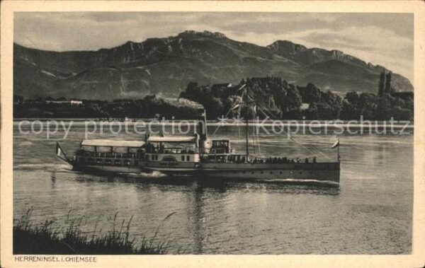 Chiemsee Herreninsel Dampfer