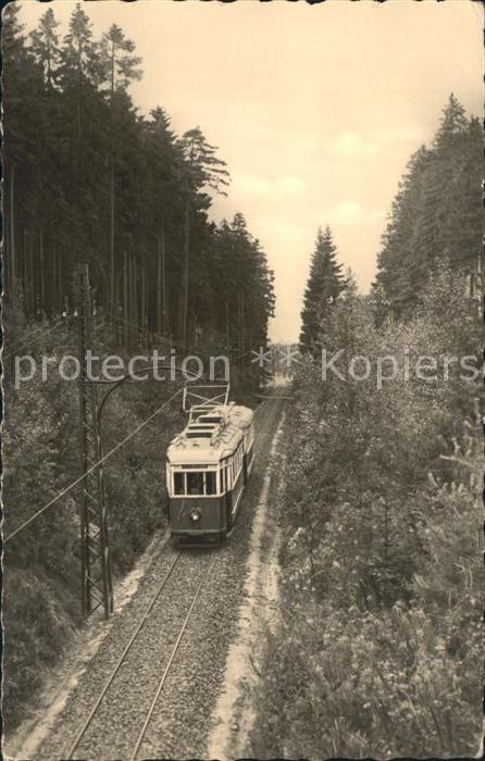 Thueringen Region Thüringer Waldbahn zwischen Tabarz und