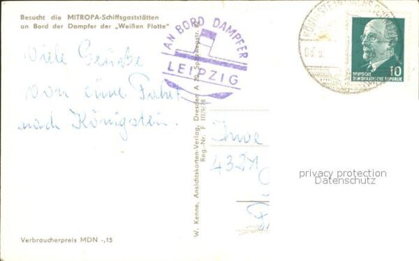 Rathen Saechsische Schweiz Dampfer Leipzig – Bild 2