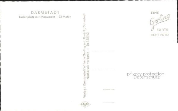 Darmstadt Luisenplatz Monument – Bild 2